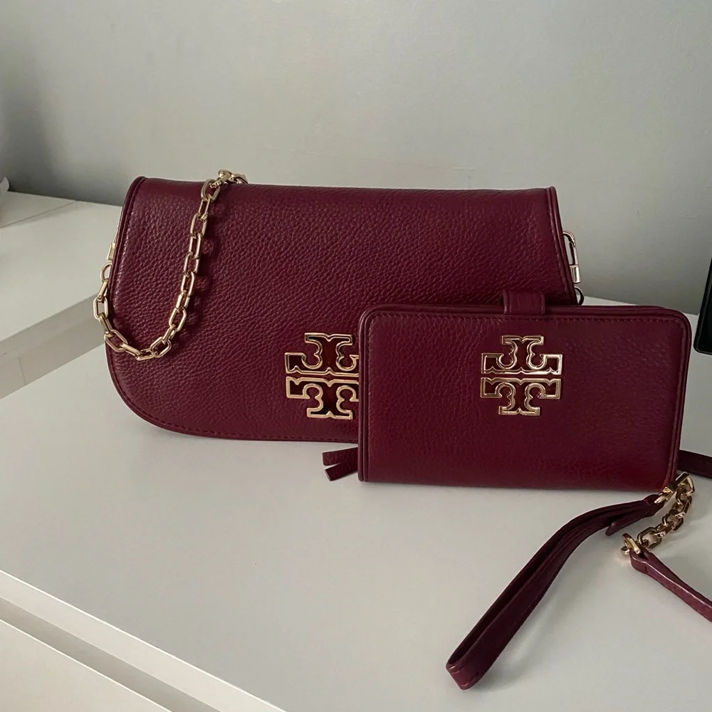 Tory Burch bag and wallet